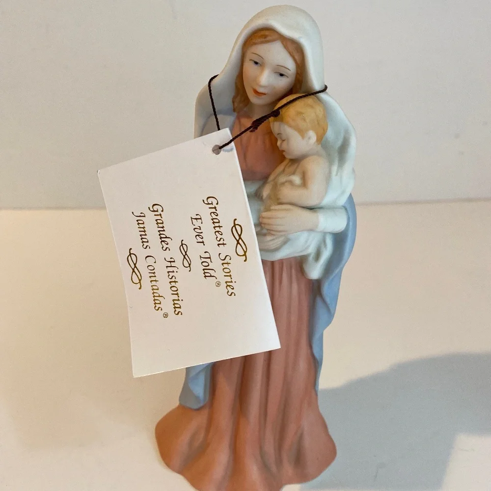 Home Interiors MADONNA AND CHILD Figurine Jesus Greatest Stories Ever Told 1997